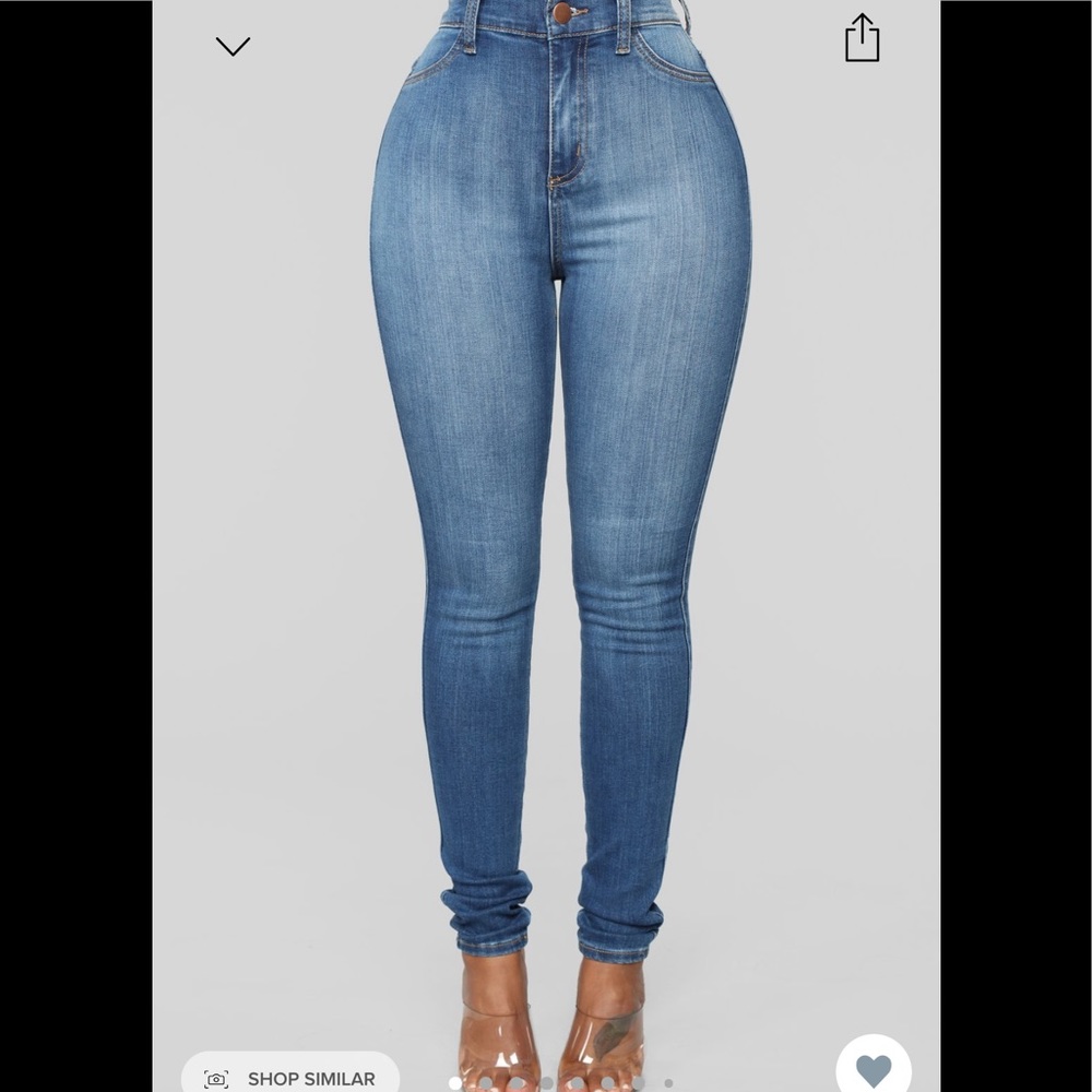 Super high wasted jeans